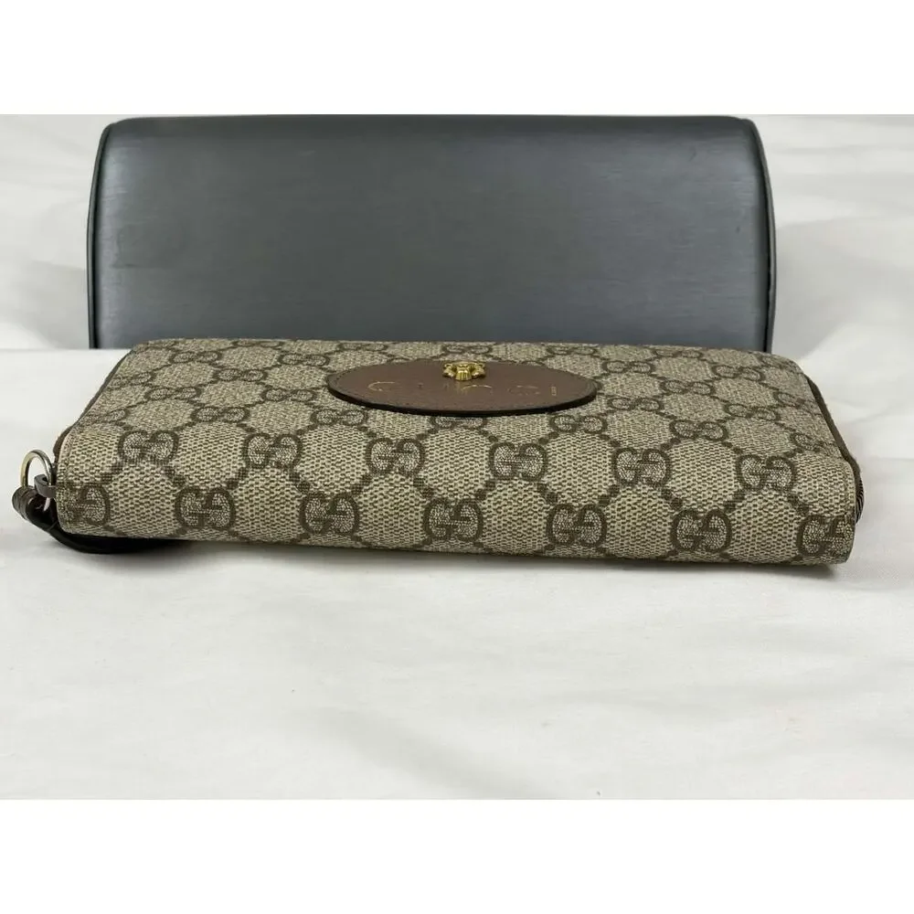 Gucci Neo Vintage GG Supreme Monogram Zip Around Wallet SPB JA-364253 - Picture 3 of 12